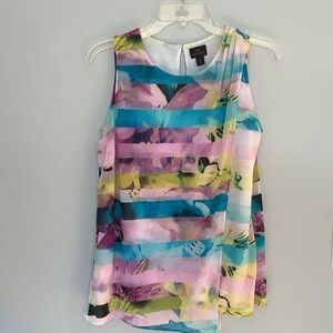 Worthington Multicolor Sleeveless Top